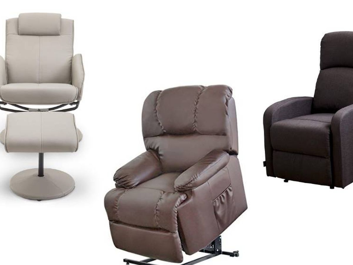 Sillón reclinable eléctrico con masaje y vibración, sofá de masaje, tela de  microfibra, silla de sala de estar con bolsillos laterales y control