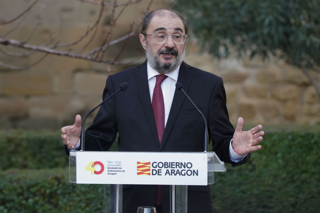 El presidente de Aragón, Javier Lambán. (EFE/Javier Cebollada)