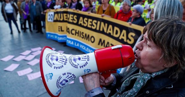 Foto: Concentración contra la violencia de género y los asesinatos machistas en Madrid. (EFE)