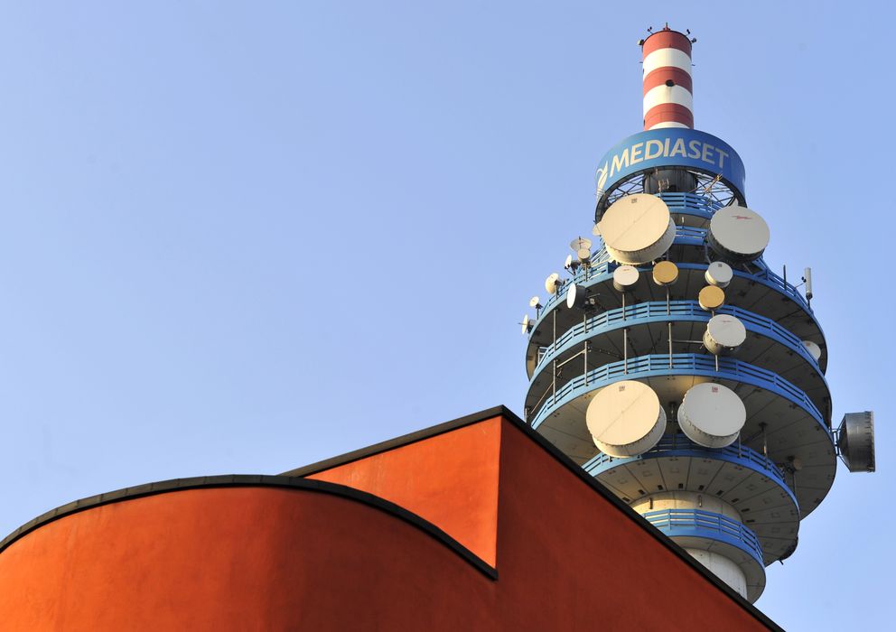 Foto: La torre Mediaset en Milán