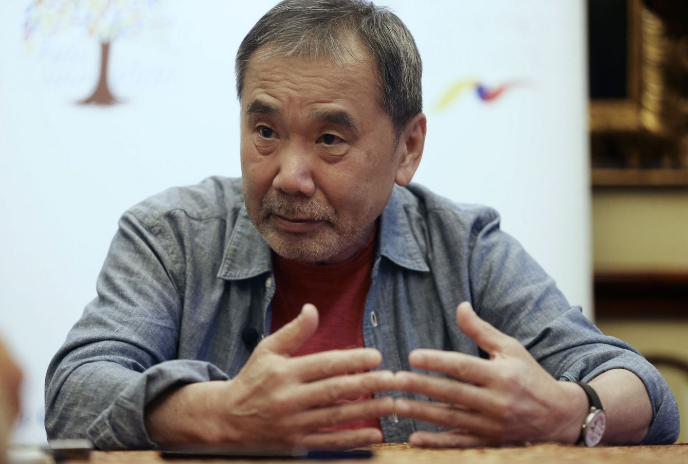 El escritor japonés Haruki Murakami (Kioto, 1949), que ha sido galardonado hoy en Oviedo con el Premio Princesa de las Letras 2023. (EFE)
