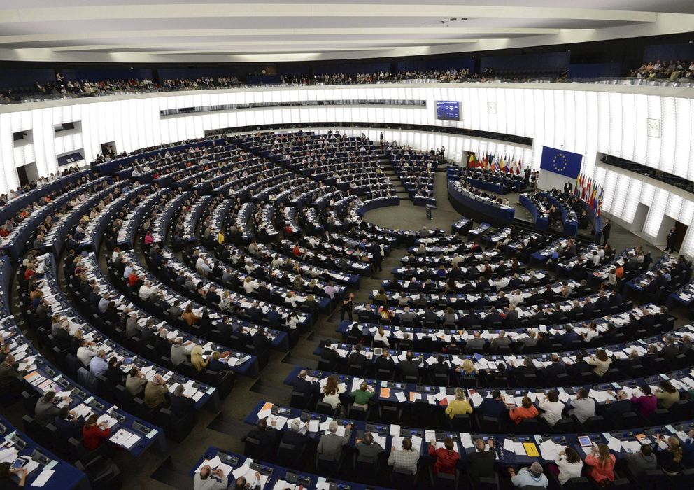 Foto: Sesión plenaria en el Parlamento Europeo. (EFE)