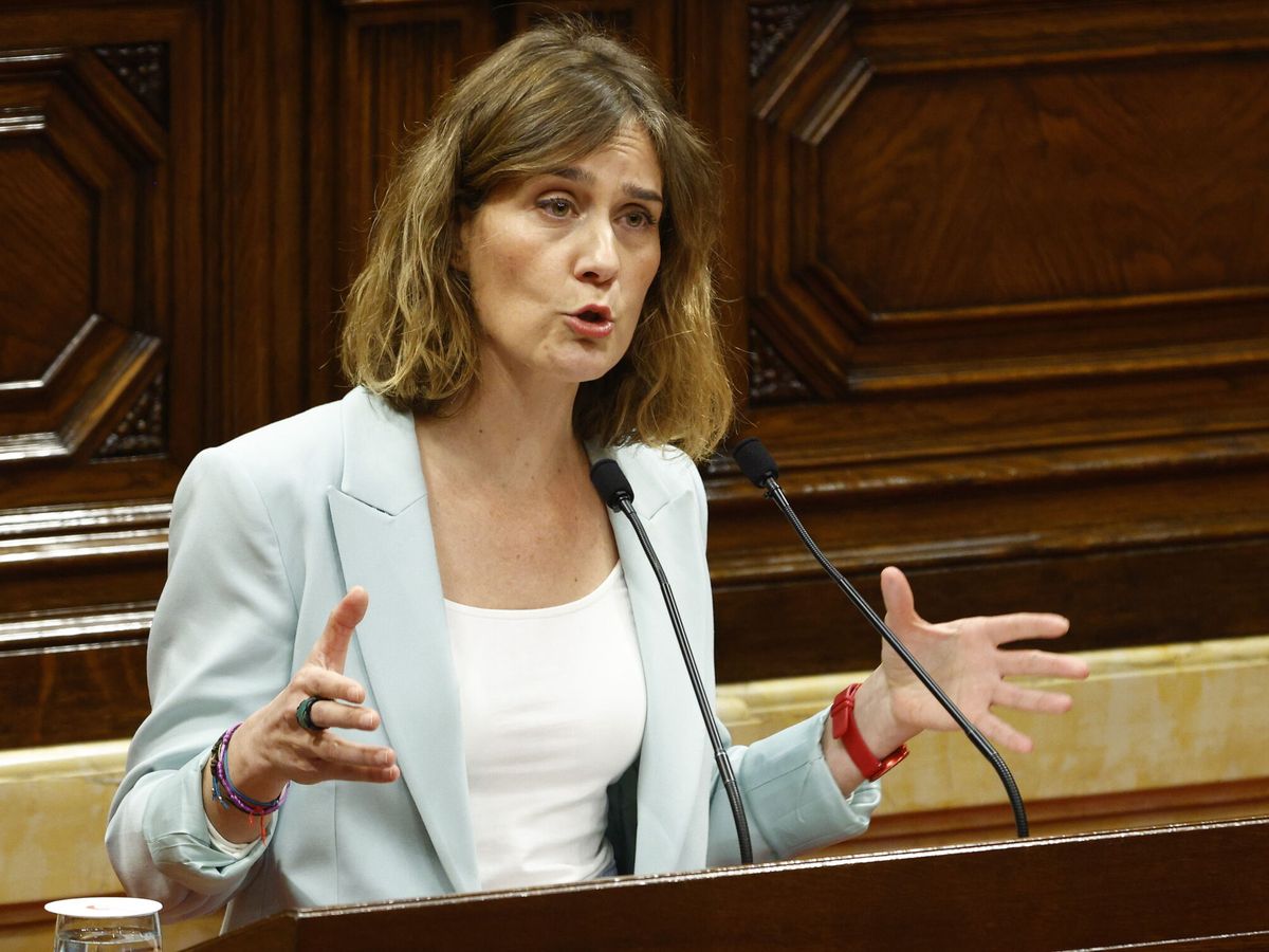 Foto: La presidenta del grupo parlamentario de En Comú Podem, Jéssica Albiach. (EFE/Quique García)