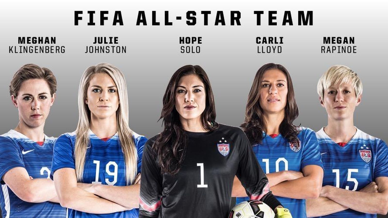 Foto: FIFA publicó este lunes una lista de las mejores jugadoras del Mundial, entre las que hay cinco estadounidenses.