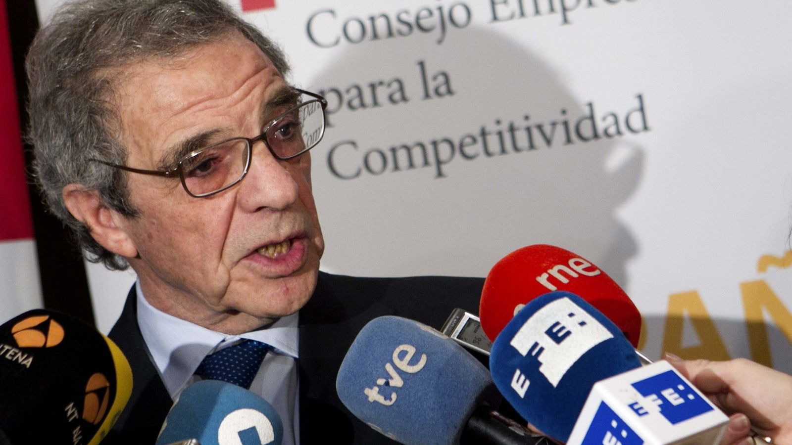 Foto: El presidente del Consejo Empresarial para la Competitividad, César Alierta. (EFE)