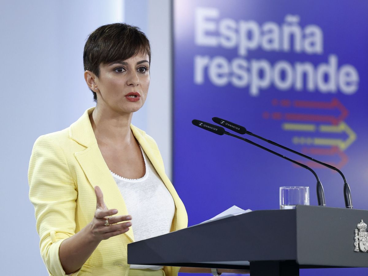 Foto: La portavoz del Gobierno, Isabel Rodríguez. (EFE/Chema Moya)