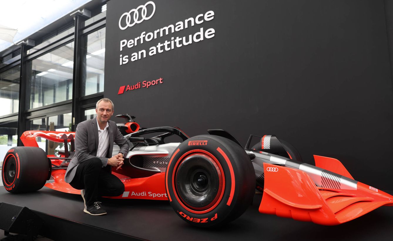 Barker pilotará la primera participación de Audi en la F1. (Audi)