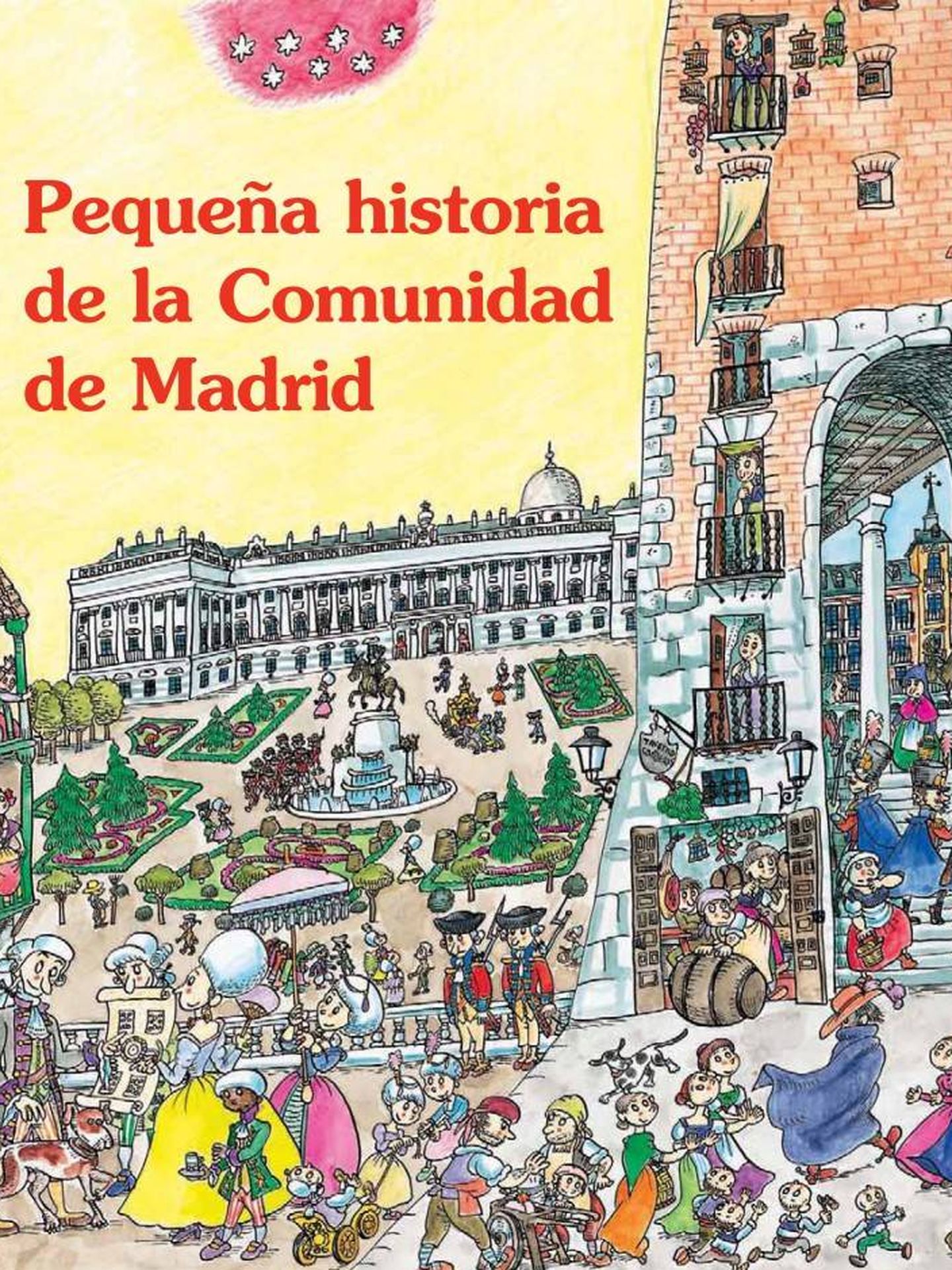 Libro ilustrado por Pilarín Bayés sobre la historia de la comunidad madrileña. 