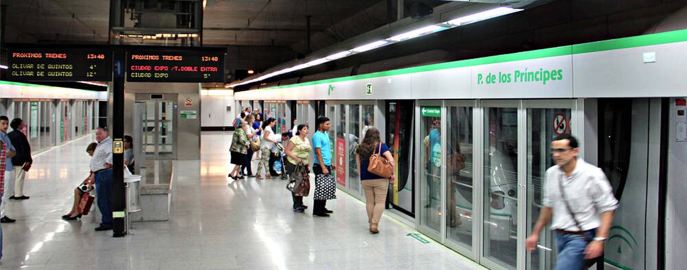Vista del Metro de Sevilla