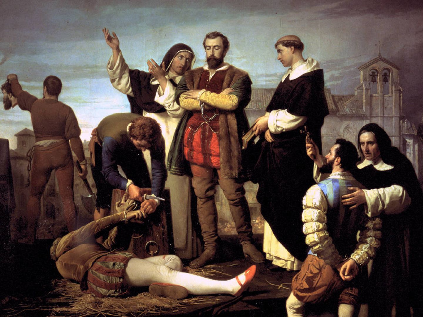 'La ejecución de los comuneros de Castilla', de Antonio Gisbert (1860).