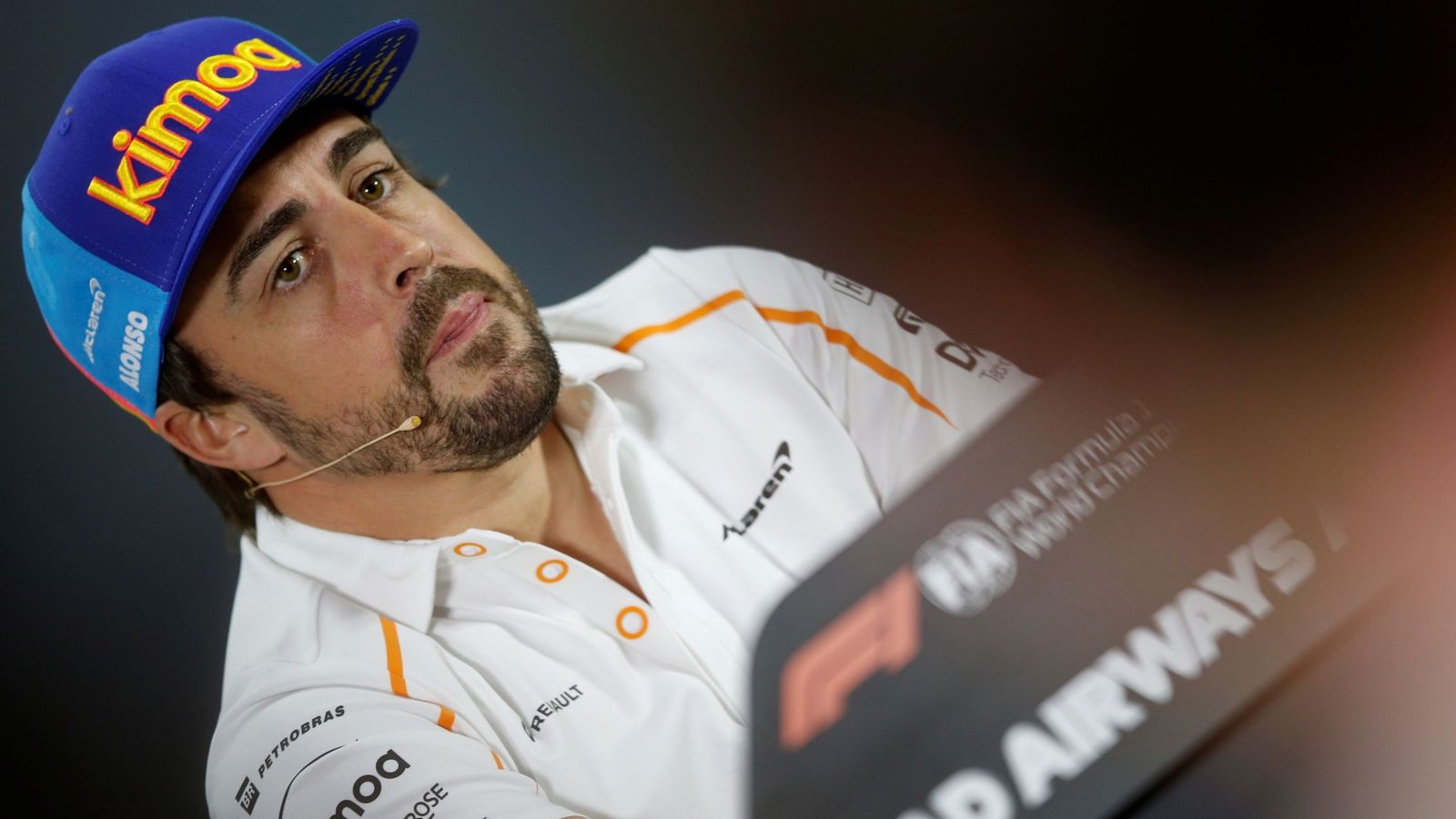 Foto: Fernando Alonso, este jueves en el GP de Abu Dhabi. (EFE)