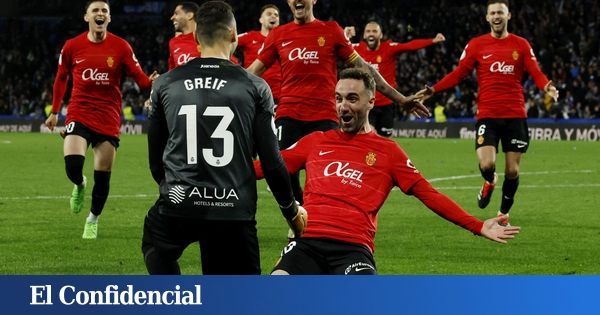 El Mallorca tumba a la Real Sociedad en la tanda de penaltis y jugará la final de la Copa (1-1)