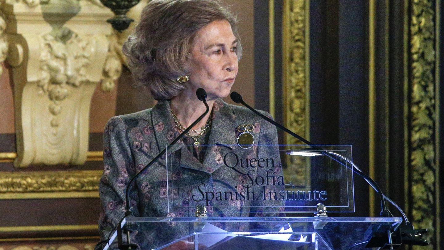 La Reina Sofía en Zarzuela.(EFE)