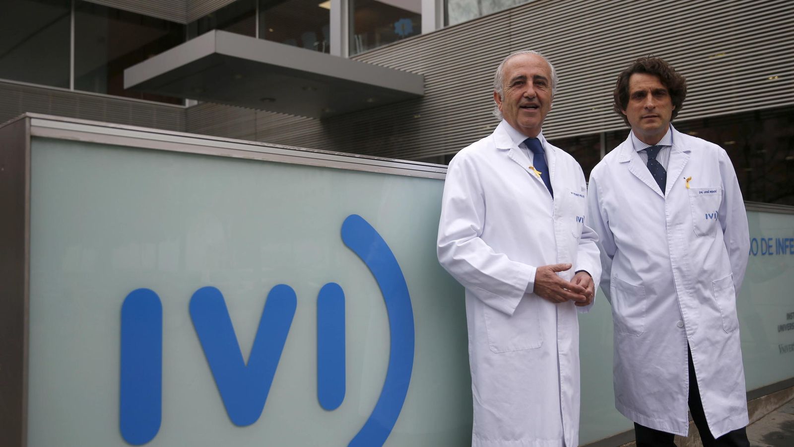 Foto: Los propietarios del IVI, Antonio Pellicer y José Remohí. (EFE)
