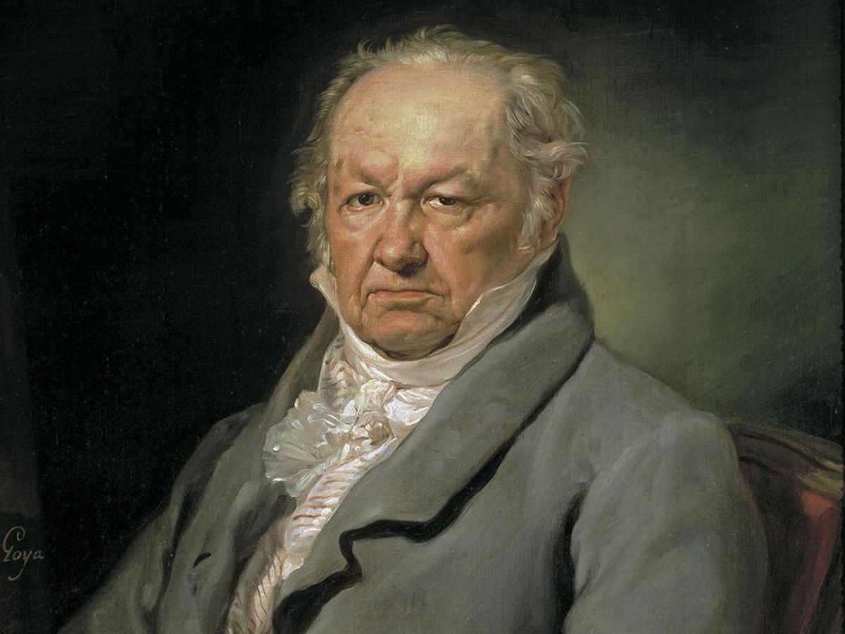 Foto: Autorretrato de Francisco de Goya. 