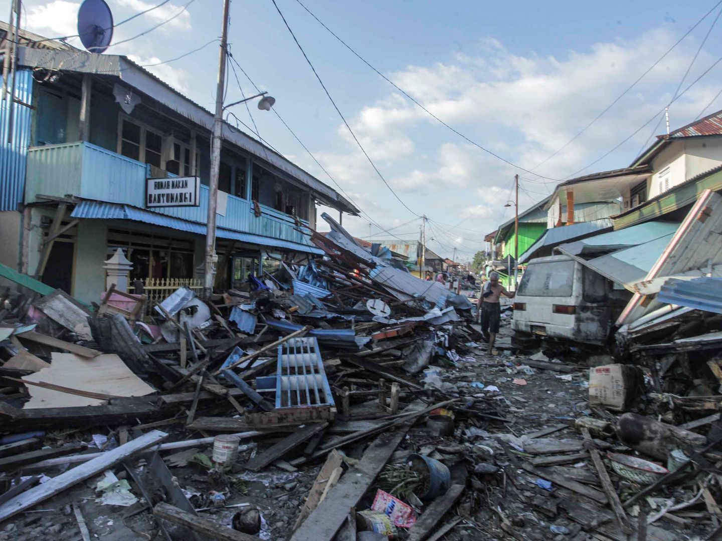 La zona afectada por el terremoto. (Reuters)