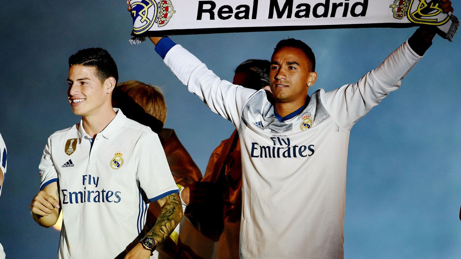 Foto: Danilo celebra el título de Liga con el Real Madrid. (EFE)