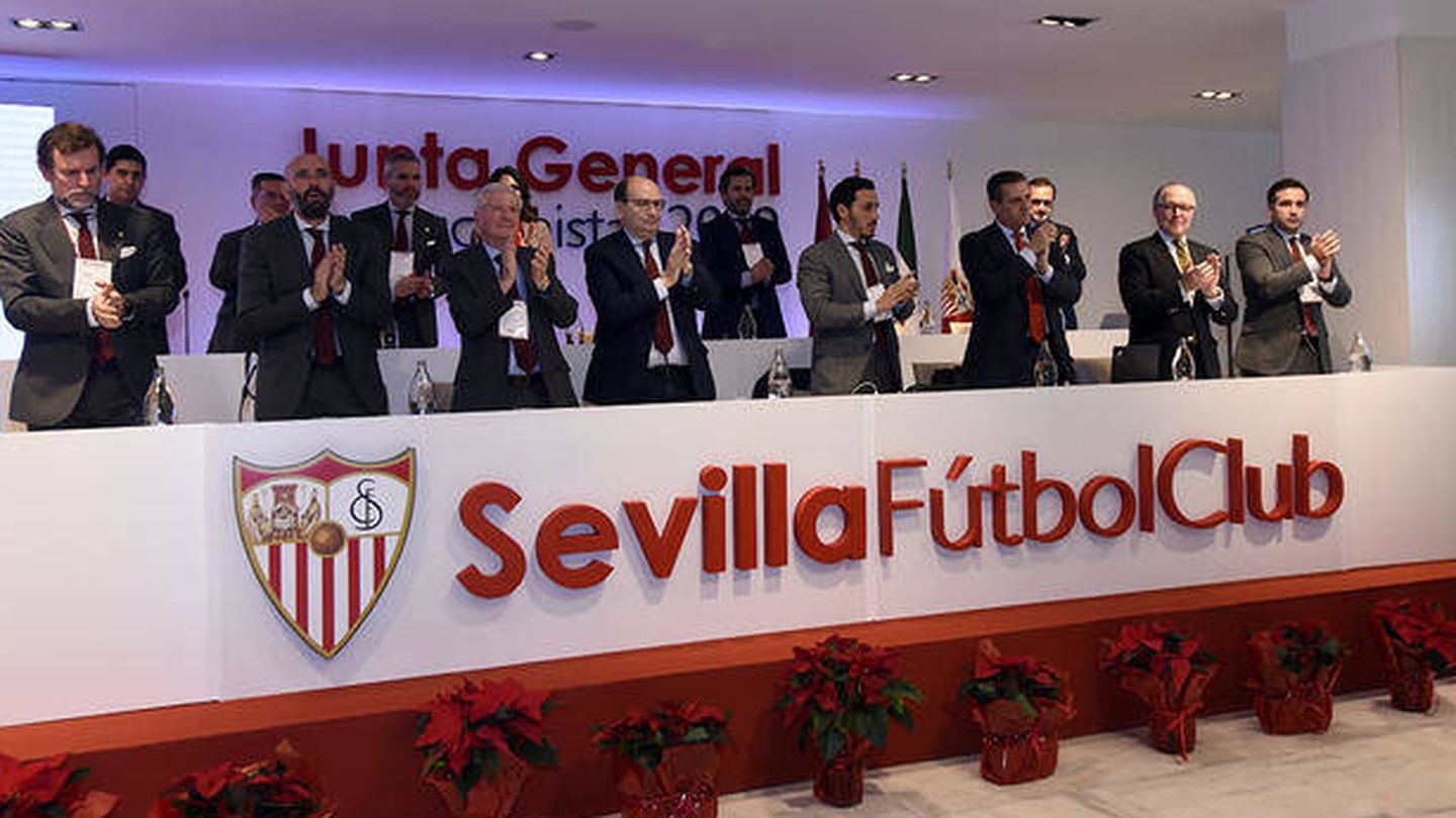 Imagen de la Junta General de Accionistas del Sevilla FC