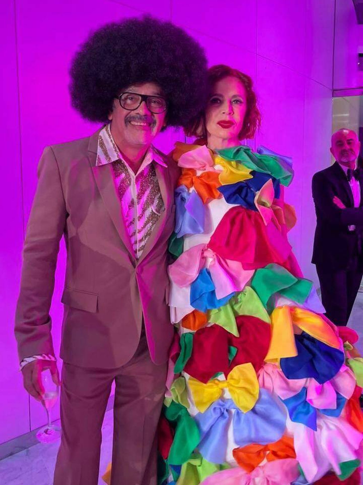 Ágatha Ruiz de la Prada comparte esta historia en Instagram del Baile de la Rosa. (Instagram/@agatharuizdelaprada)