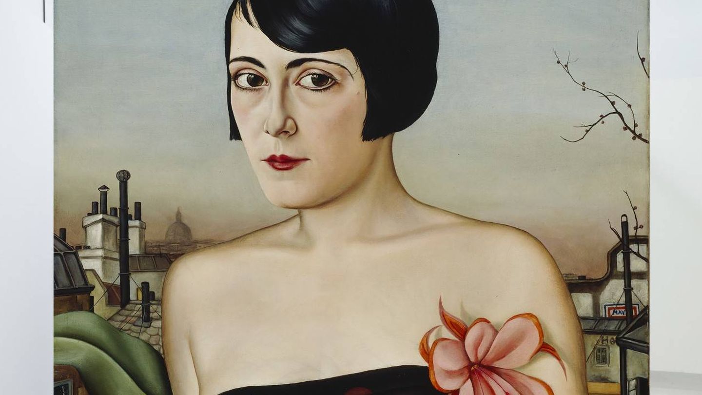 'Maika', Christian Schad, 1929. Colección particular. En la exposición ‘Los locos años veinte’. Museo Guggenheim. Bilbao.