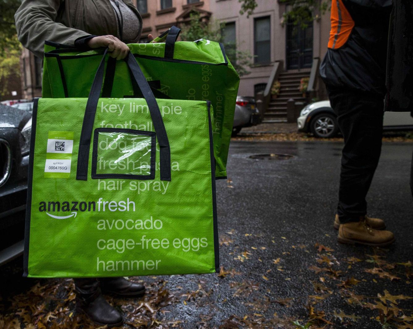 El servicio de envío de productos frescos de Amazon está disponible en otros países, como Estados Unidos. (Reuters)