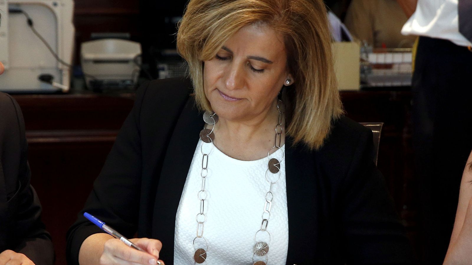 Foto: La ministra de Trabajo en funciones, Fátima Báñez. (EFE)