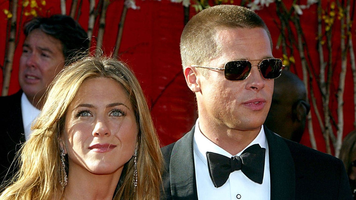 Jennifer Aniston y Brad Pitt, en una imagen de 2004. (Getty)