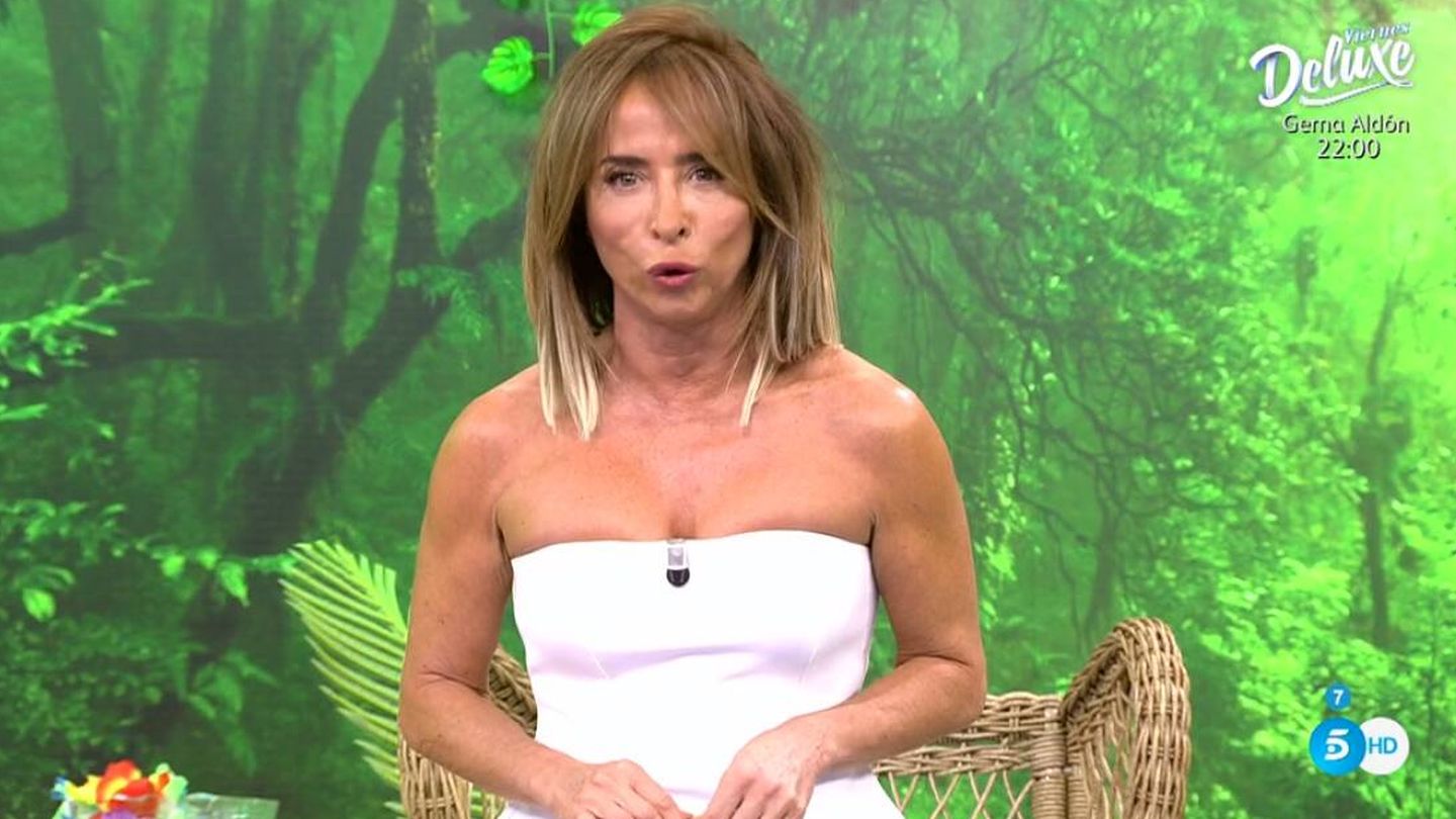 La presentadora y periodista María Patiño. (Mediaset)
