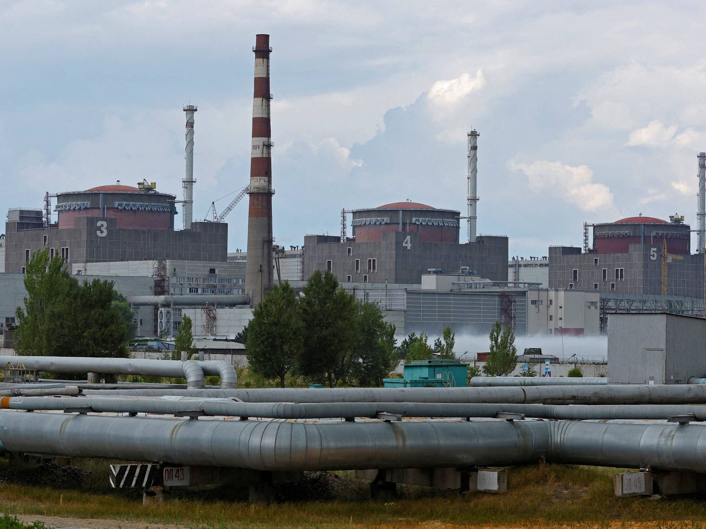 Central nuclear de Zaporiyia (Ucrania). (Reuters)