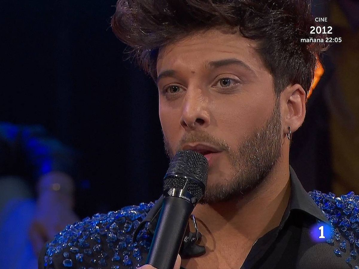 Foto: Blas Cantó, en 'Destino Eurovisión'. (RTVE)