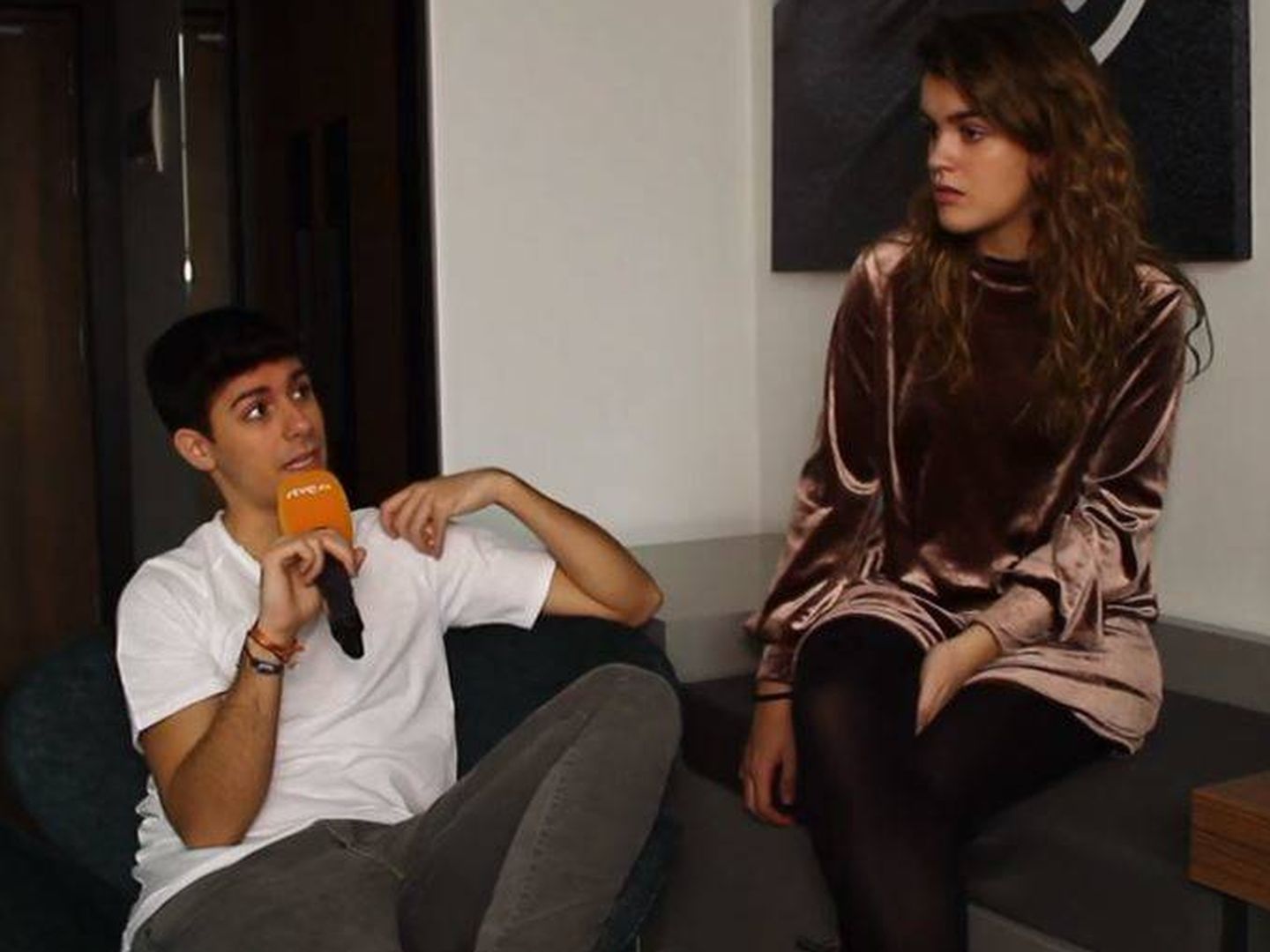 Amaia y Alfred se prueban el vestuario del videoclip de su canción para Eurovisión 2018. (RTVE)
