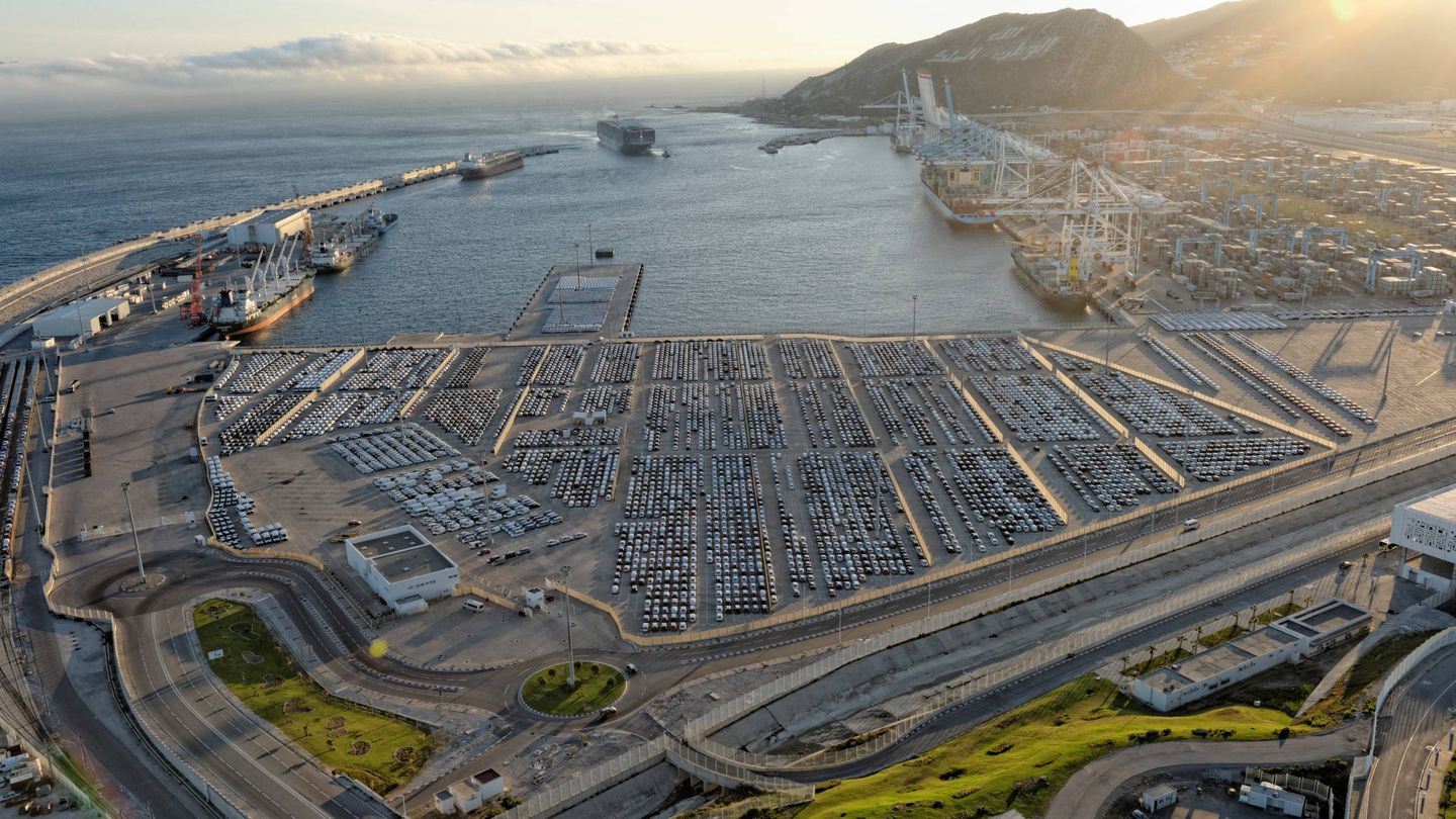 Tanger Med I, la primera terminal de contenedores y vehículos que comenzó a funcionar en 2007.