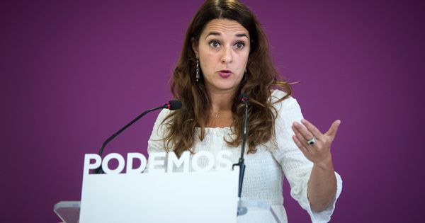 Foto: a portavoz de Podemos, Noelia Vera. (EFE)