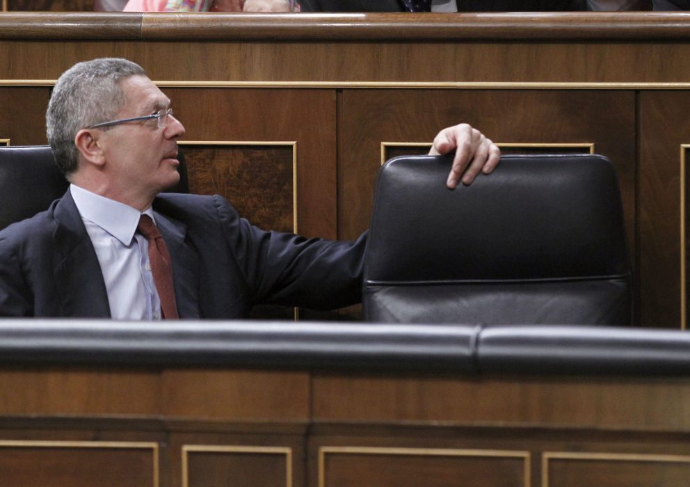 Foto: El ministro de Justicia, Alberto Ruiz-Gallardón (EFE)