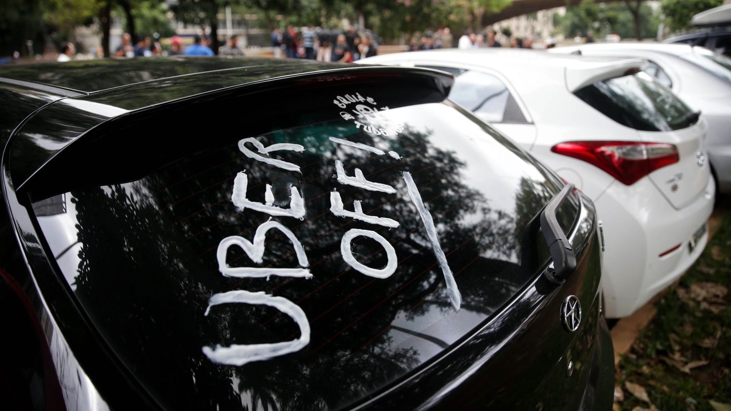 Protestas contra Uber. (Reuters)