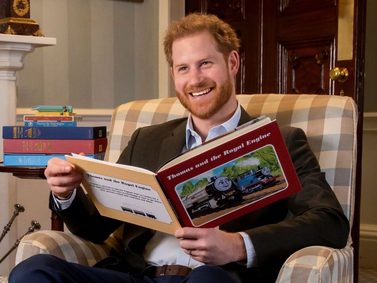 Foto: El príncipe Harry, en 'Thomas & Friends: The Royal Engine'. (Reuters)