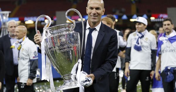 Foto: Zidane posa con su segunda Champions consecutiva como entrenador. (EFE)