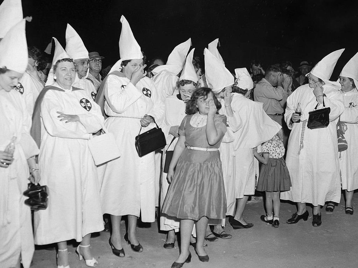 Foto: Una fracción de la Ku Klux Klan Women. (Wikipedia)