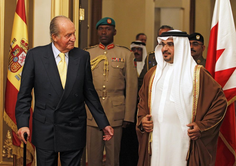 Foto: El Rey Don Juan Carlos, en Bahrein. (Efe)