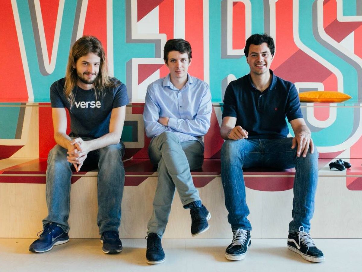 Foto: Los cofundadores iniciales de Verse (de izquierda a derecha) Dario Nieuwenhuis, Borja Rossell y Álex Lopera. (Cedida)