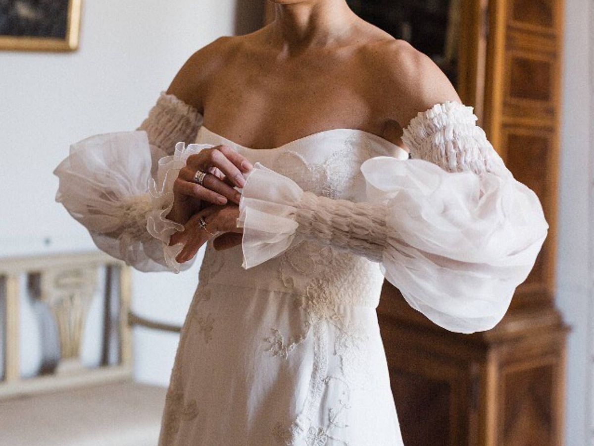 Foto: Un vestido de novia de Castellar Granados. (Instagram/ @retratodeuninstante)