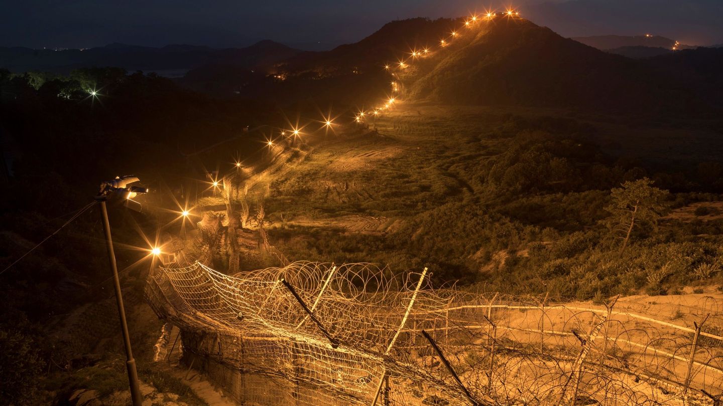 La ciudad fronteriza de Cheorwon, en la DMZ entre las dos Coreas (Reuters)