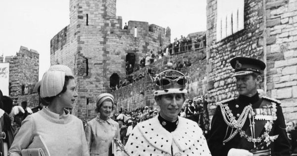 Foto: El príncipe Carlos el día de su investidura, el 1 de julio de 1969. (Getty)