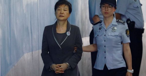 Foto: La expresidenta surcoreana llega a una de las vistas del juicio, en agosto de 2017. (Reuters)