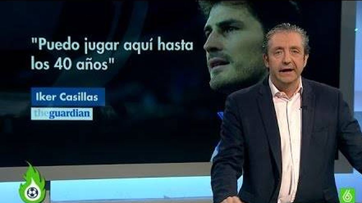 Iker Casillas atiza a Josep Pedrerol y lo caricaturiza de "Doña Rogelia"