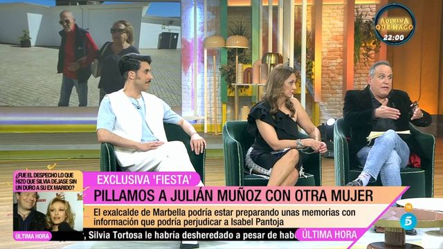 Iván Reboso, Mónika Vergara y Aurelio Manzano. (Mediaset)