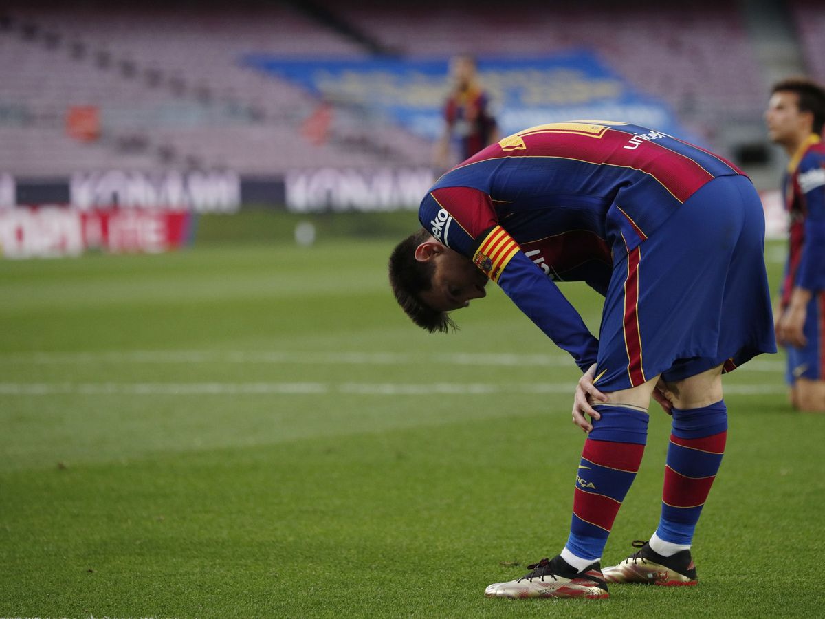 Foto: Messi, después del partido contra el Celta. (Reuters)
