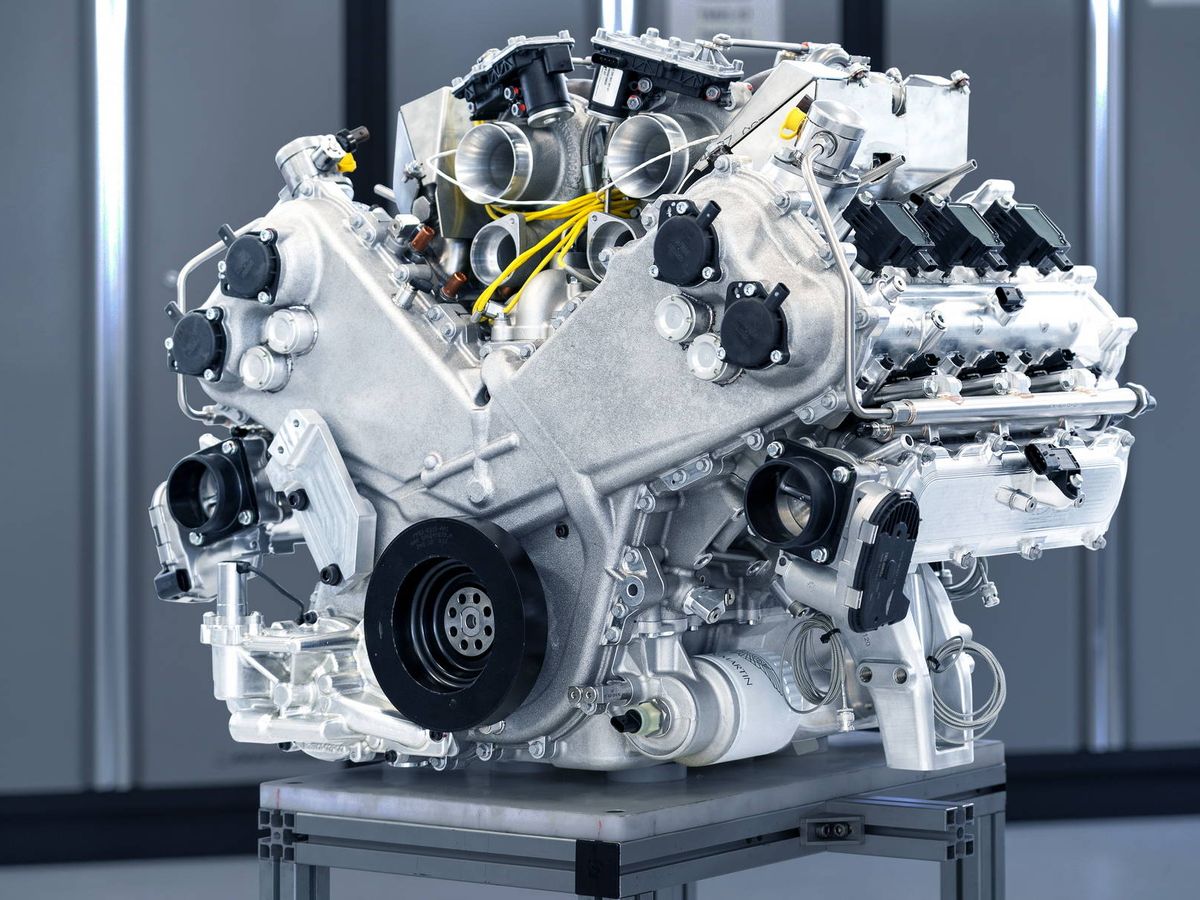Foto: El nuevo motor V6 híbrido de Aston Marin