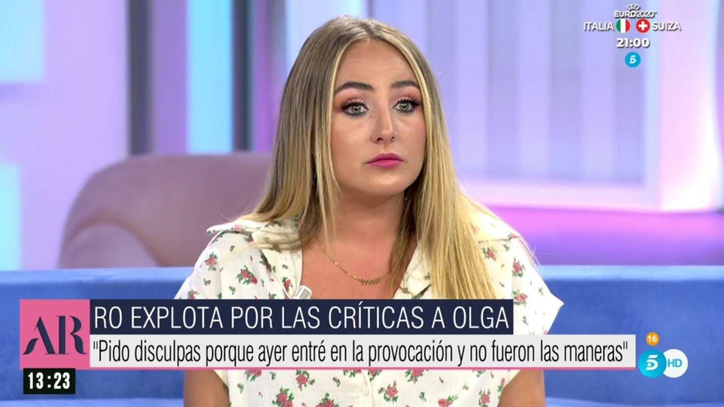 Rocío Flores en 'El programa de Ana Rosa'. (Mediaset España)