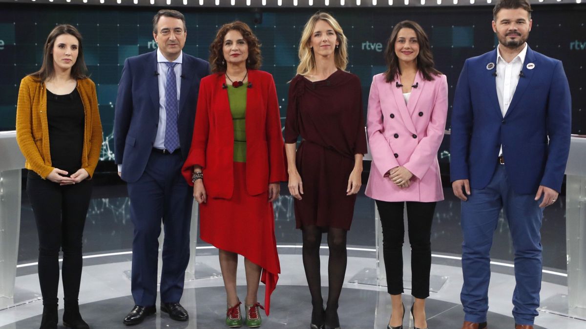 Feminismo y Cataluña desatan la máxima tensión en el debate a seis en TVE